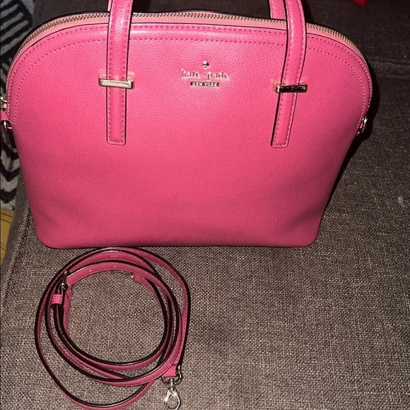 Kate Spade Deep Red Satchel - Picture 3 of 9